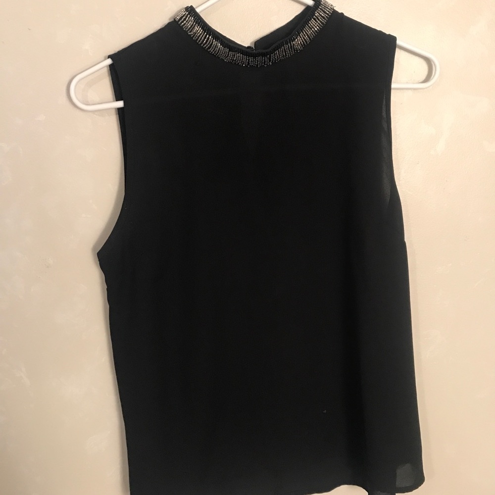 Black tank top